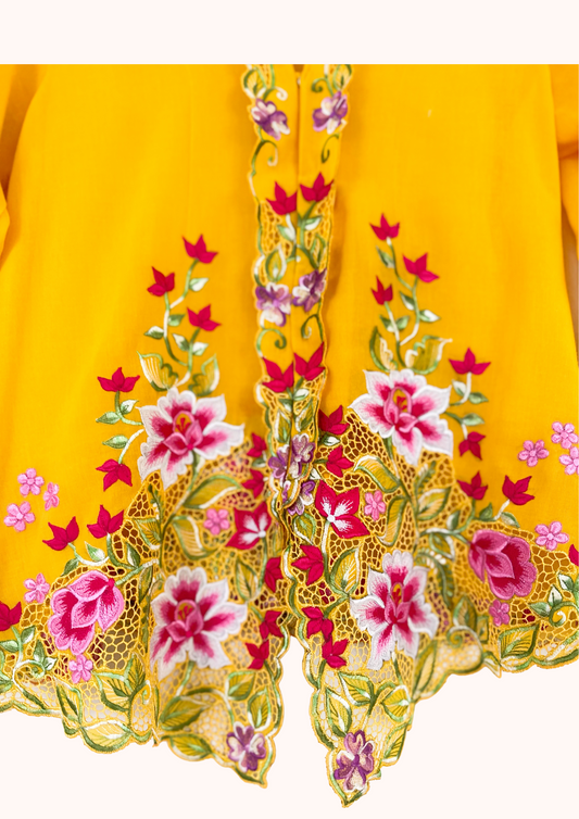 (S) Yellow Kebaya