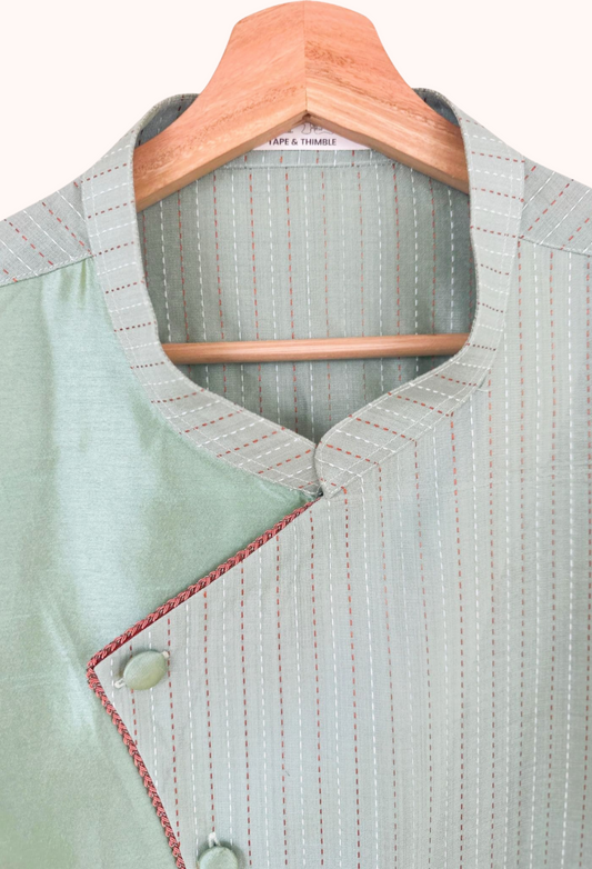 Men's Batik Short Sleeve Shirt