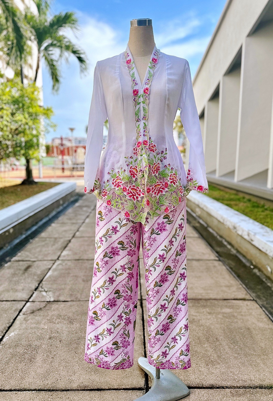 Kebaya Top in White