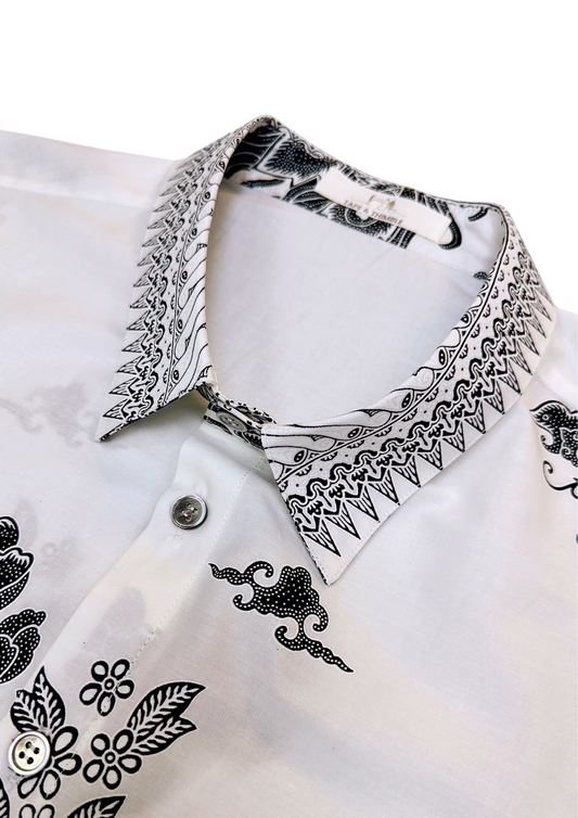Men's Batik Short Sleeve Shirt