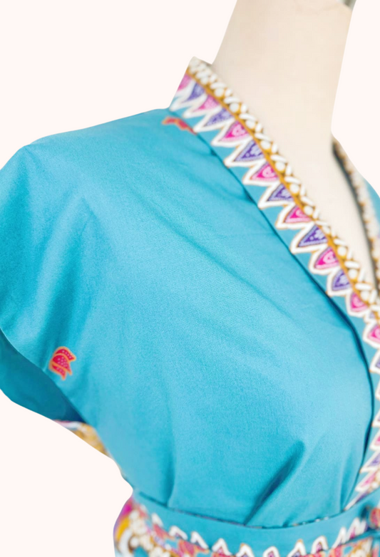 Kebaya style batik Top and Skirt