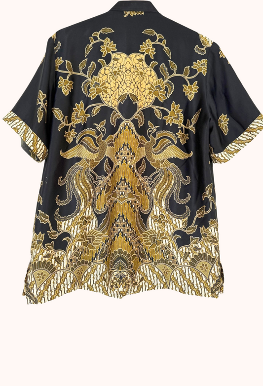 Men's Batik Short Sleeve Shirt