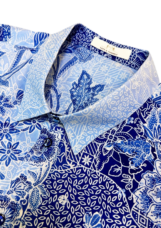 Men's Batik Short Sleeve Shirt