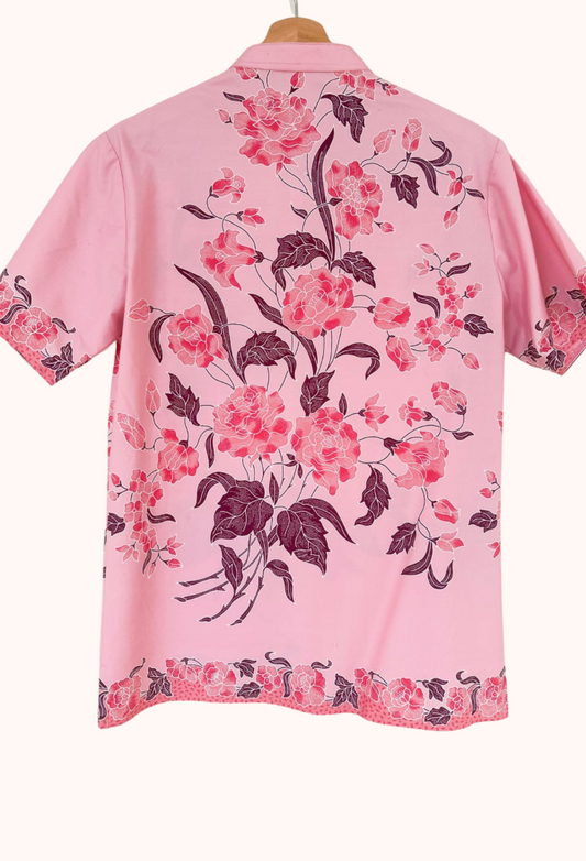 Men's Batik Short Sleeve Shirt