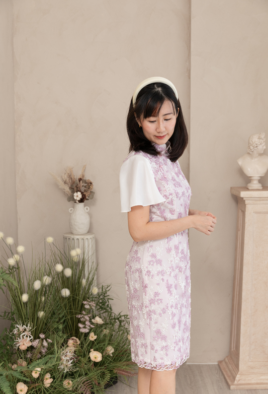 Embellished Lace Cheongsam