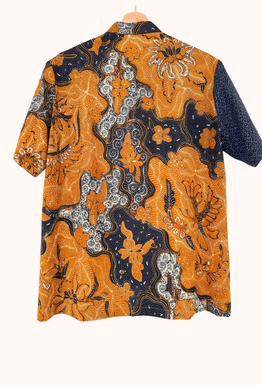 Men's Batik Short Sleeve Shirt