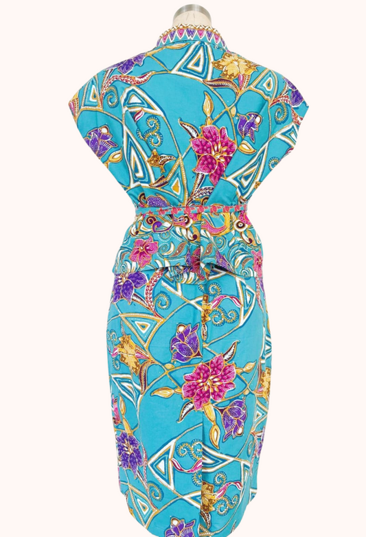 Kebaya style batik Top and Skirt