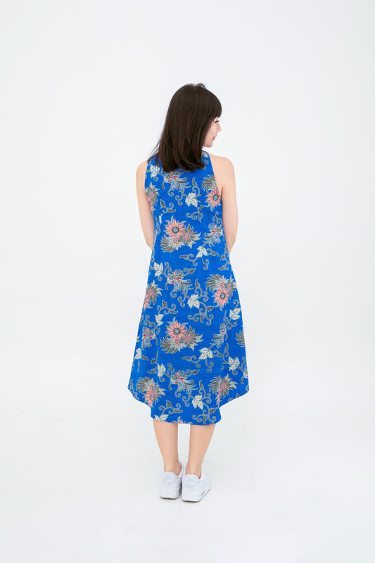Rey Hi Lo Hem Batik Cheongsam