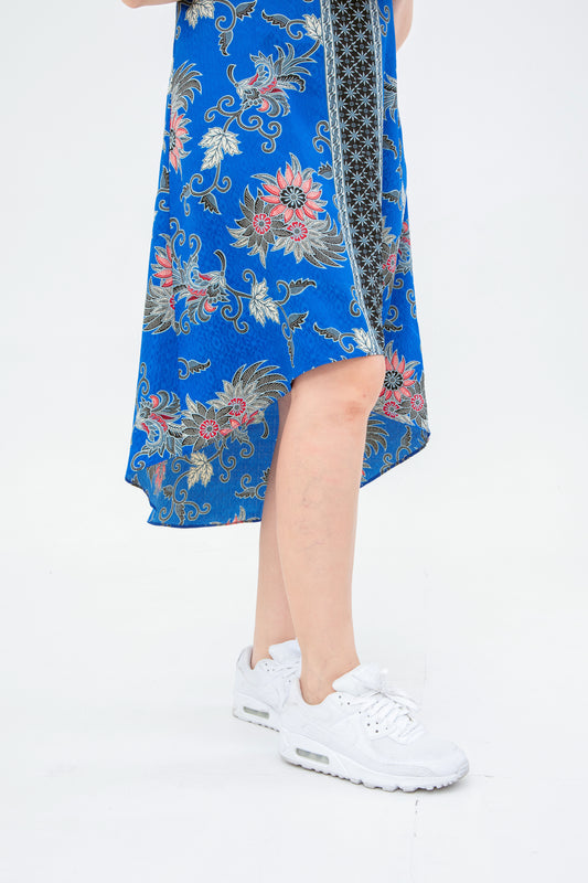 Rey Hi Lo Hem Batik Cheongsam