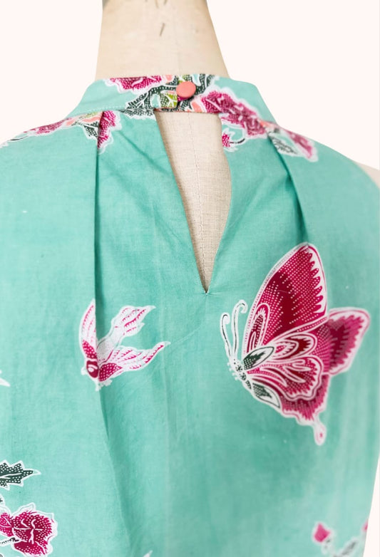 Batik Overlap Dress