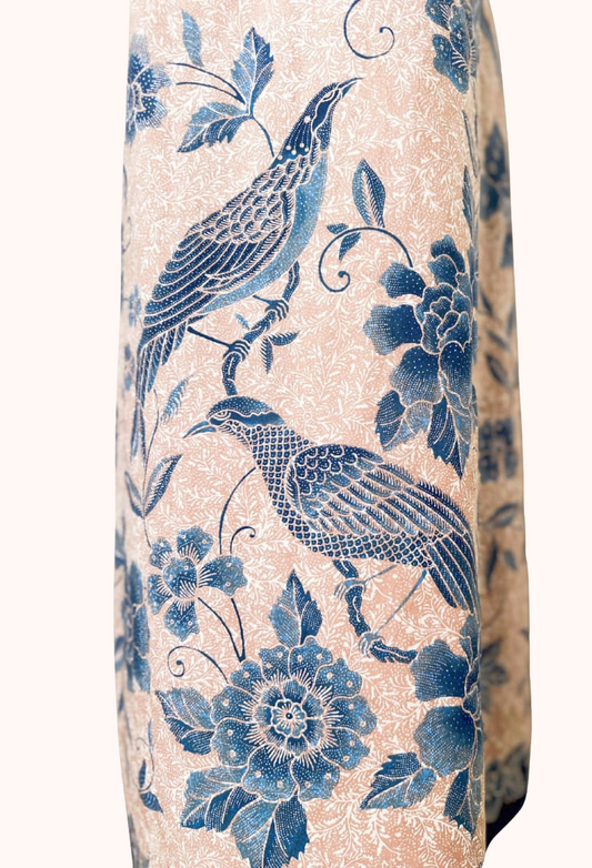 Broderie and Batik Dress