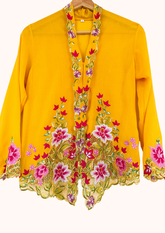 (S) Yellow Kebaya