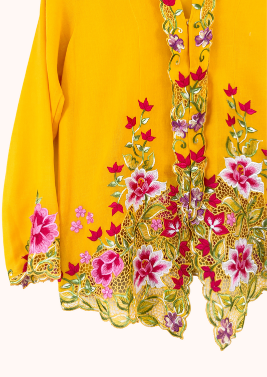 (S) Yellow Kebaya