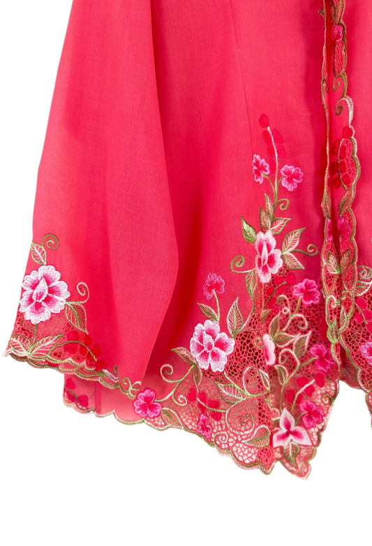 (3XL) Pink Kebaya