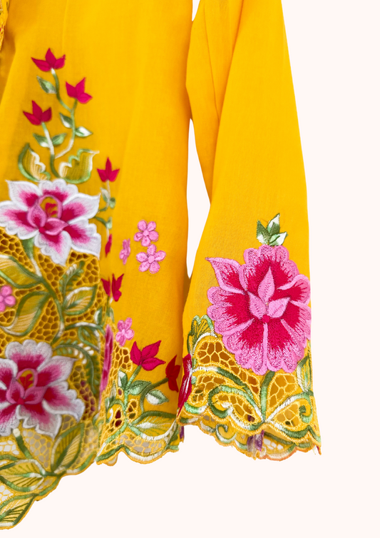 (S) Yellow Kebaya