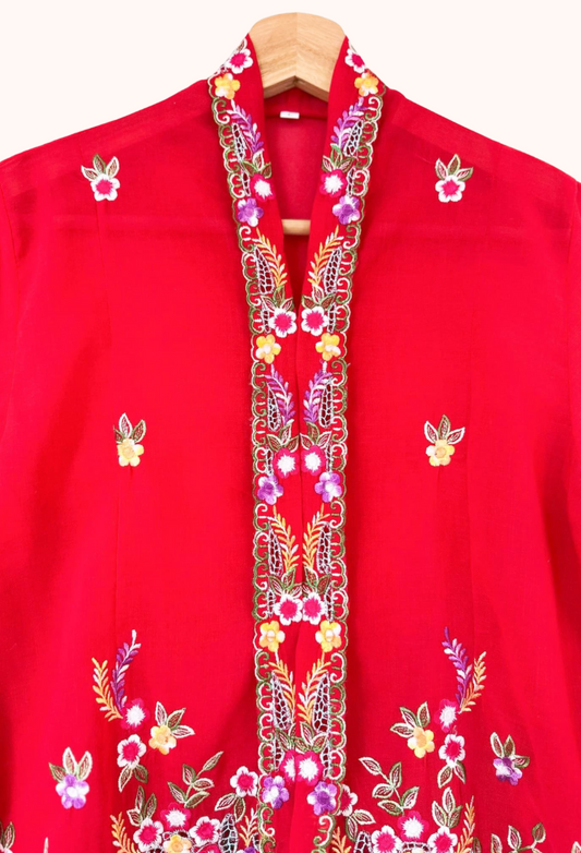 (L) Red Kebaya