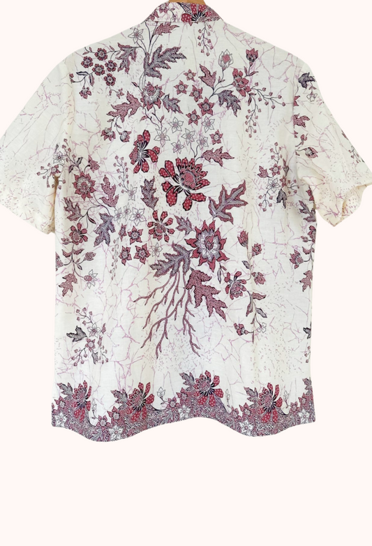 Men's Batik Short Sleeve Shirt