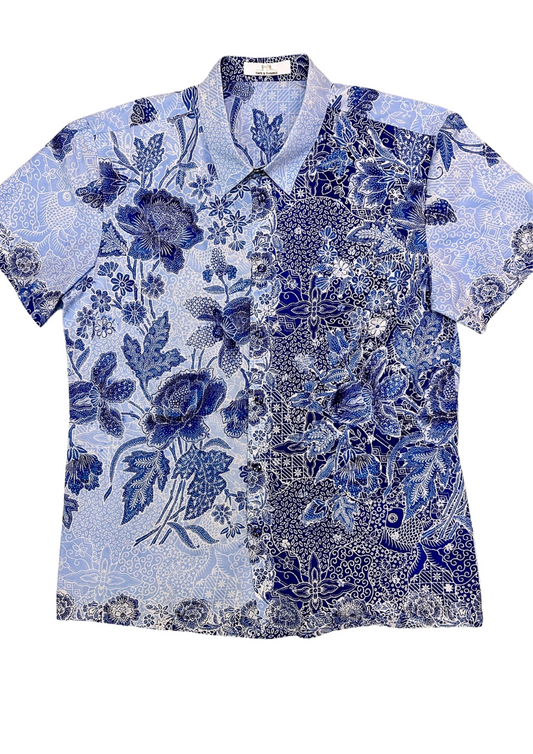 Men's Batik Short Sleeve Shirt