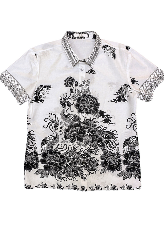 Men's Batik Short Sleeve Shirt