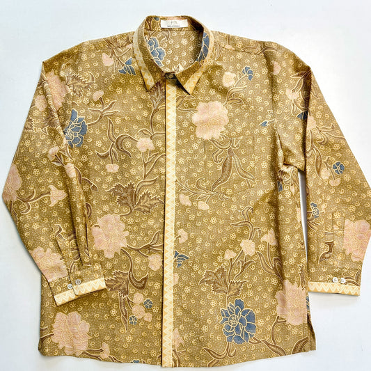 Men's Batik Long Sleeve Shirt