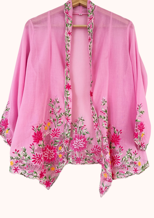 (2XL) Light Pink Kebaya