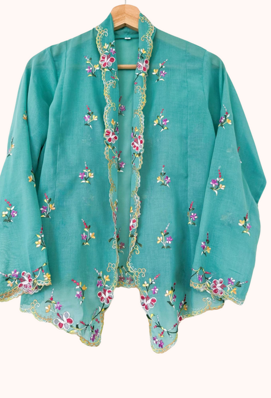 (S) Turquoise Kebaya