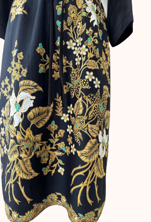 Batik Wrap Dress