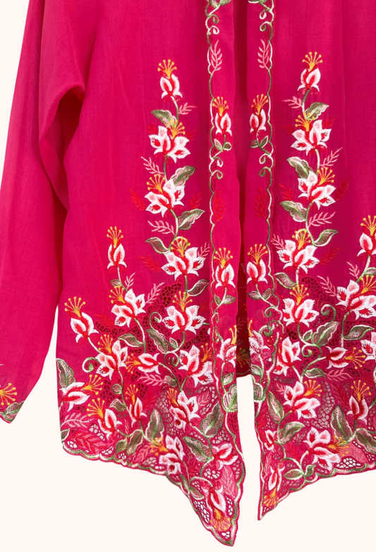 (M) Fuschia Kebaya