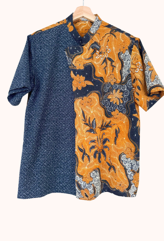 Men's Batik Short Sleeve Shirt