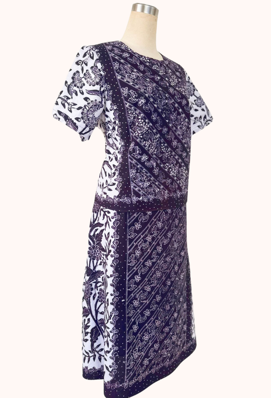 Batik Top and Skirt Set