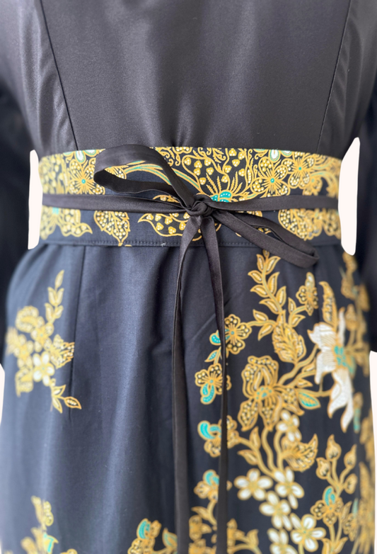 Batik Wrap Dress