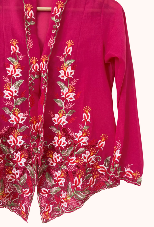 (XS) Fuschia Kebaya