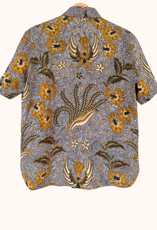 Men's Batik Short Sleeve Shirt
