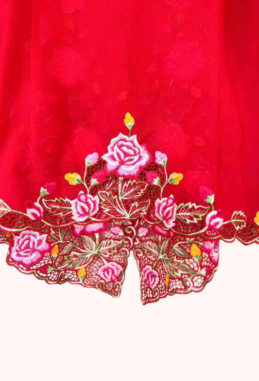 (L) Red Kebaya