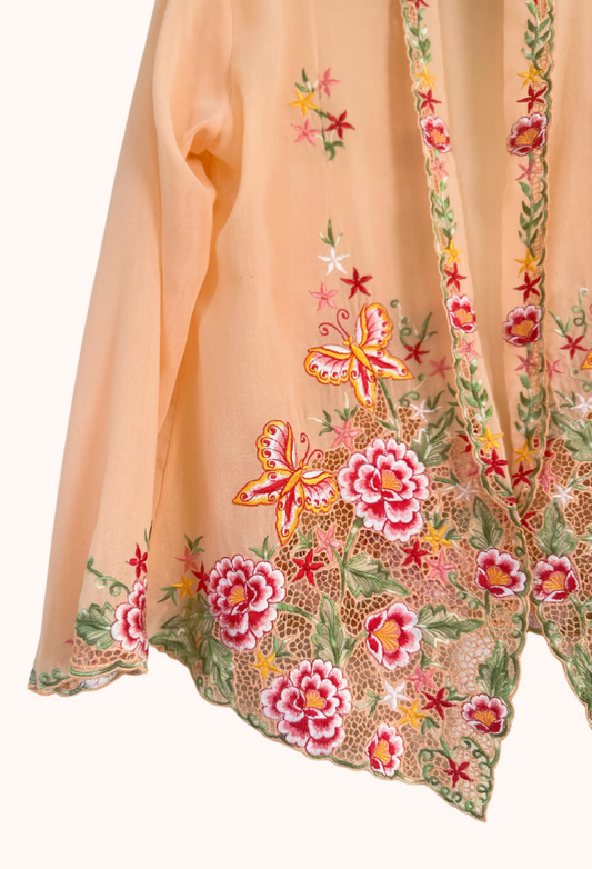 (M) Light Orange Kebaya