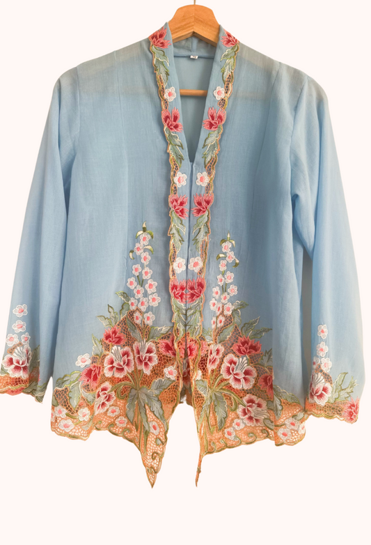 (M) Baby Blue Kebaya