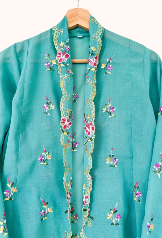 (S) Turquoise Kebaya