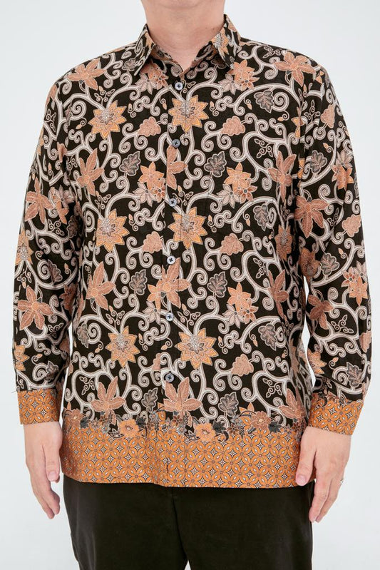 Men's Batik Long Sleeve Shirt