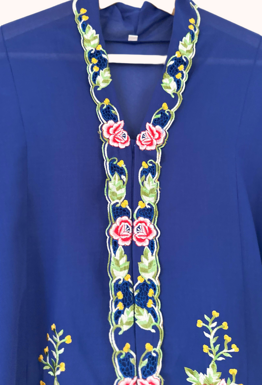 (6XL) Royal Blue Kebaya