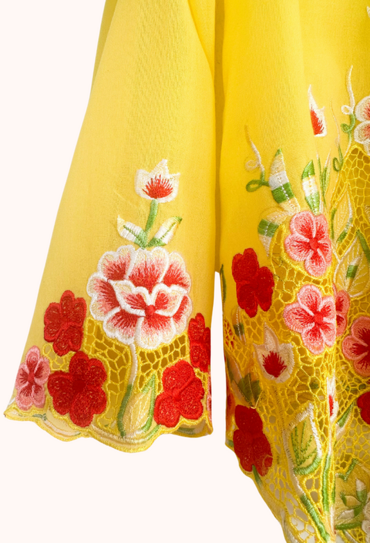 (M) Yellow Kebaya