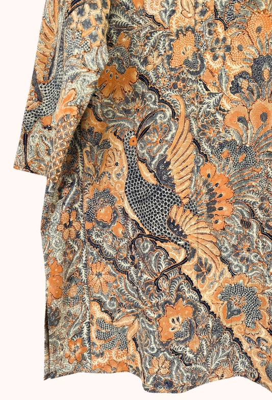 Men's Batik Long Sleeve Shirt