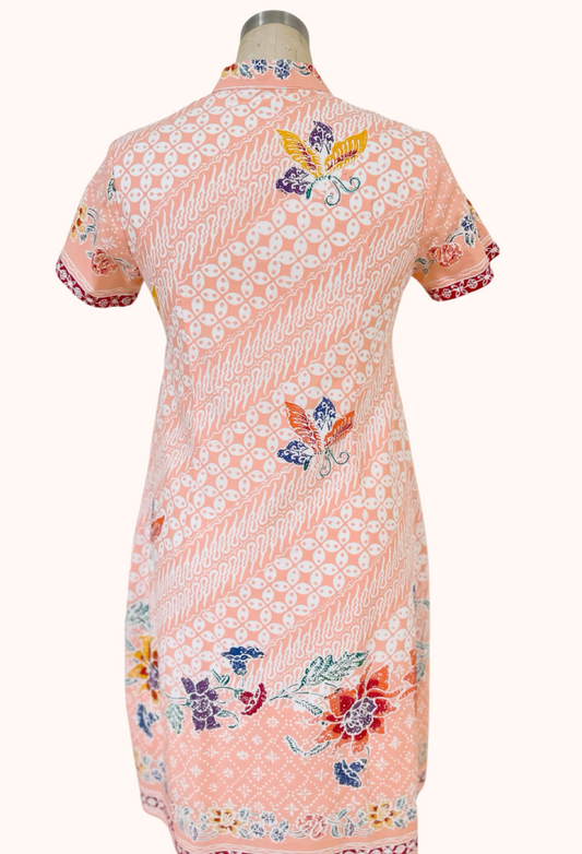 Alin Batik Classic Collared Dress