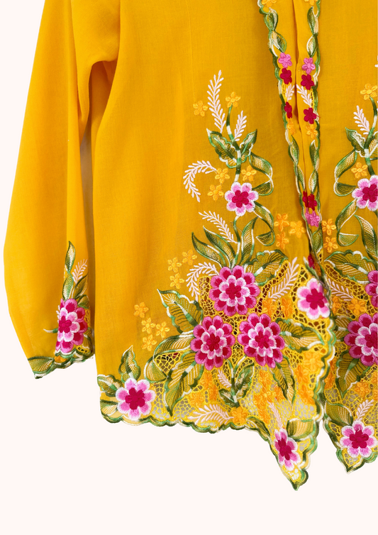 (S) Yellow Kebaya