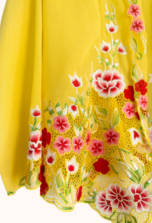 (M) Yellow Kebaya