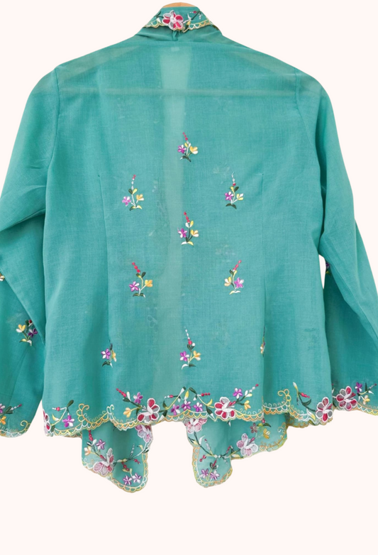 (S) Turquoise Kebaya