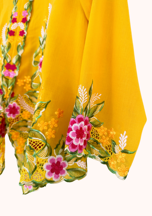 (S) Yellow Kebaya