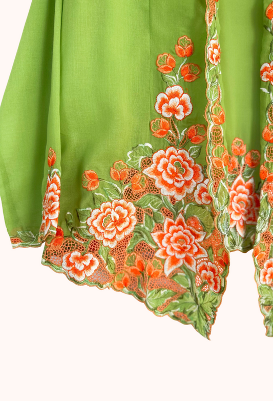 (M) Light Green Kebaya