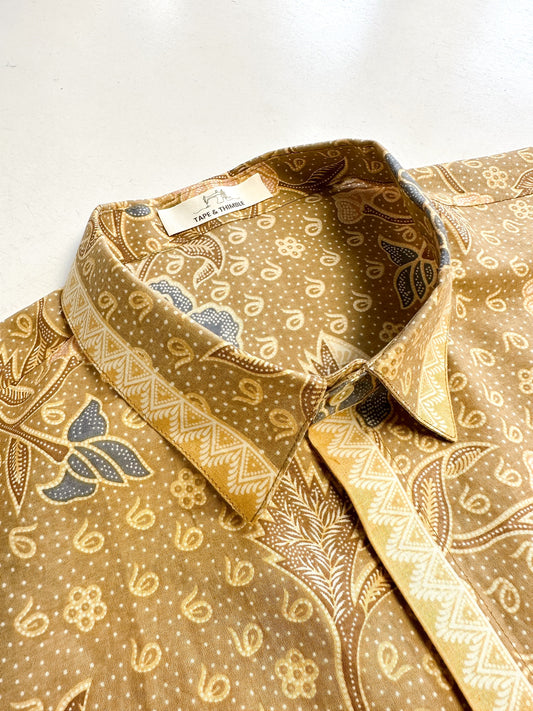 Men's Batik Long Sleeve Shirt