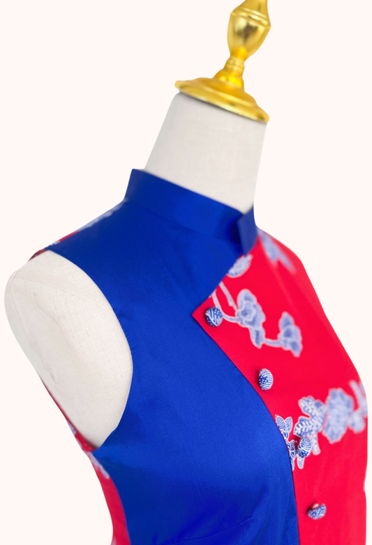 Charlotte Overlap Cheongsam