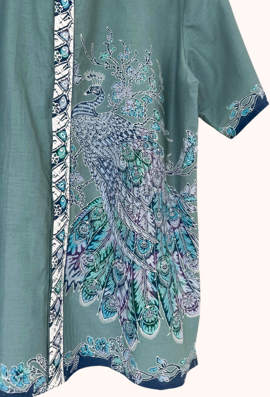 Men's Batik Short Sleeve Shirt